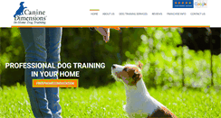 Desktop Screenshot of caninedimensions.com