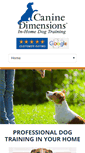 Mobile Screenshot of caninedimensions.com